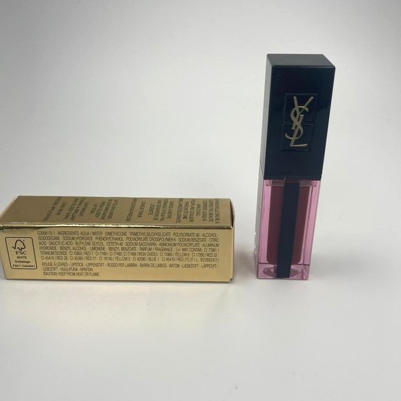YSL Saint Laurent Beaute Fresh Glossy Stain 617 Dive In The Nude BRAND NEW - Picture 4 of 4